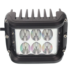 LAMPA ROBOCZA PANEL LED, BIAŁE ŚWIATŁO, STROBOSKOP CUBE, 9-36V, 12LED, 97X75X60 MM, OBUDOWA ALUM.-347586824