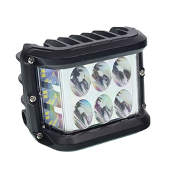 LAMPA ROBOCZA PANEL LED, BIAŁE ŚWIATŁO, CUBE, 10-30V, 18 LED, 97X75X60 MM, OBUDOWA ALUM.-347586829