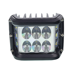 LAMPA ROBOCZA PANEL LED, BIAŁE ŚWIATŁO, CUBE, 10-30V, 18 LED, 97X75X60 MM, OBUDOWA ALUM.-347586830