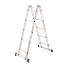 DRABINA ROZSUWANA 2 -STRONNA, 3M, 2x5 SZCZEBLI, STABILIZATORY-347586940