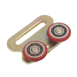 ROLKA DO PROFILU EDSCHA L=52MM, PODWÓJNA JEDNOSTRONA, KÓŁKA ŚCIĘTE Z ŁOŻYSKAMI FI32MM-347586987