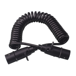 PRZEWÓD SPIRALNY 7/24V N, WTYCZKI PLASTIKOWE (BEZ BOLCA), L=4500MM, DŁG ROBOCZA 3,6M-347587066