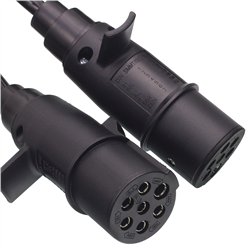 PRZEWÓD SPIRALNY 7/24V N, WTYCZKI PLASTIKOWE (BEZ BOLCA), L=4500MM, DŁG ROBOCZA 3,6M-347587067