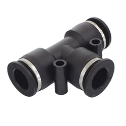 SZYBKOZŁ. TEKALANU FI 10MM TRÓJNIK, PLASTIKOWE, CZARNE-347587068