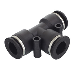 SZYBKOZŁ. TEKALANU FI 12MM TRÓJNIK, PLASTIKOWE, CZARNE-347587072