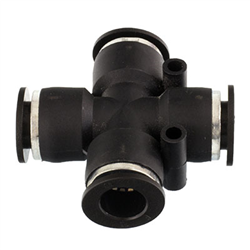 SZYBKOZŁ. TEKALANU FI 10MM POCZWÓRNE, PLASTIKOWE, CZARNE-347587148