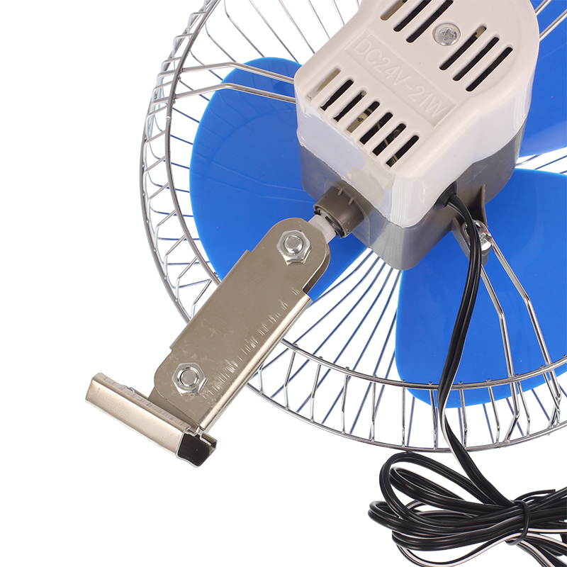 WENTYLATOR OBROTOWY SAMOCHODOWY 24V METALOWY, MOCOWANIE STAŁE, 8CALI-347587239