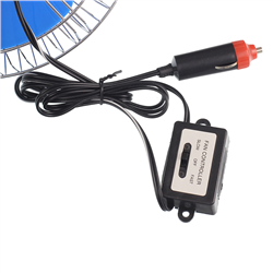 WENTYLATOR OBROTOWY SAMOCHODOWY 24V METALOWY, Z KLIPSEM, 8CALI-347587242