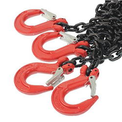 ZAWIESIE ŁAŃCUCHOWE 2,36T , 2M,  3C Z HAKIEM SKRACAJĄCYM, GRUBOŚĆ ŁAŃCUCHA   6MM-347587453
