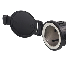 GNIAZDO ZAPALNICZKI, ZABUDOWA Z POKRYWĄ 12/24V, 120-250W-347587541