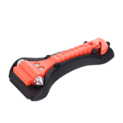 MŁOTECZEK DO WYBIJANIA SZYB KPL. Z WIESZAKIEM I NOŻYKIEM, TYP 3, DŁUGOŚĆ 19CM-347587699