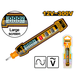 TESTER NAPIĘCIE PRĄDU, PRÓBNIK, (PROBÓWKA) LCD, 12-300V, 140MM, FI 3MM-347909217