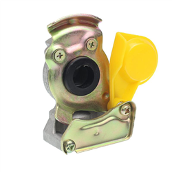 ZŁĄCZE PRZEWODU M16 ŻÓŁTE KPL. 2 SZT. BEZ ZAWORU + Z ZAWOREM-347587807