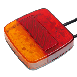 ZESTAW ŚWIATEŁ PRZYCZEPY  7,5M + 2,5M 26-LED, MOCOWANIE NA MAGNES-347587959
