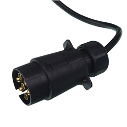 ZESTAW ŚWIATEŁ PRZYCZEPY  7,5M + 2,5M 14-LED, MOCOWANIE NA MAGNES, HQ-347587965