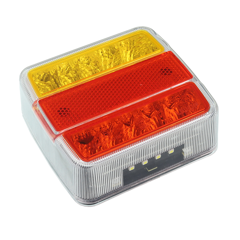 ZESTAW ŚWIATEŁ PRZYCZEPY  7,5M + 2,5M 14-LED, MOCOWANIE NA MAGNES, HQ-347587963