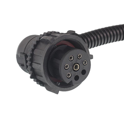 WTYCZKA EL. KĄTOWA - 8 (6) PINÓW,FI 27MM-347588085