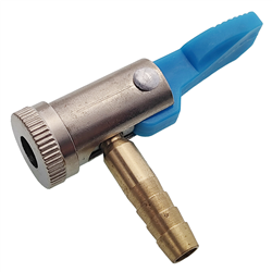 KOŃCÓWKA DO POMPOWANIA FI 8MM KĄTOWA, PLASTIKOWY ZACISK-347588112