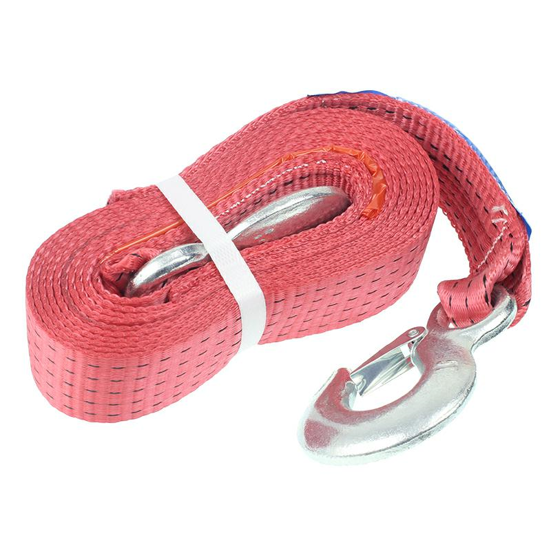 LINKA HOLOWNICZA  5,0T,  4,5M, TAŚMA CZERWONA-347588345