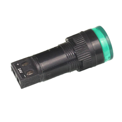 LAMPKA KONTROLNA DESKI ROZDZ. ZIELONA LED, Z ŻARÓWKĄ, 12/24V-347588379