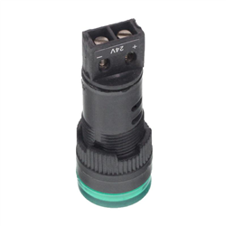 LAMPKA KONTROLNA DESKI ROZDZ. ZIELONA LED, Z ŻARÓWKĄ, 12/24V-347588381