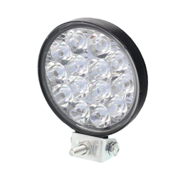 LAMPA ROBOCZA LEDOWA OKRĄGŁA, 14 LED MINI 10-36V, FI 85MM, GRUBOŚĆ 20MM-347588385