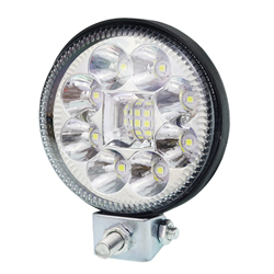 LAMPA ROBOCZA HALOGEN LED, 12 LED, OKRĄGŁA, 12-36V,, 83X83X42MM-347588680