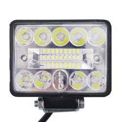 LAMPA ROBOCZA HALOGEN LED, 18 LED PROSTOKĄTNA, 2SZT/KPL, 9-36V, 106X76X32MM, OŚWIETLENIE COMBO-347588688