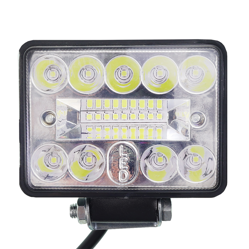 LAMPA ROBOCZA HALOGEN LED, 18 LED PROSTOKĄTNA, 2SZT/KPL, 9-36V, 106X76X32MM, OŚWIETLENIE COMBO-347588688