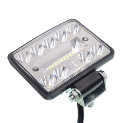 LAMPA ROBOCZA HALOGEN LED, 18 LED PROSTOKĄTNA, 2SZT/KPL, 9-36V, 106X76X32MM, OŚWIETLENIE COMBO-347588687