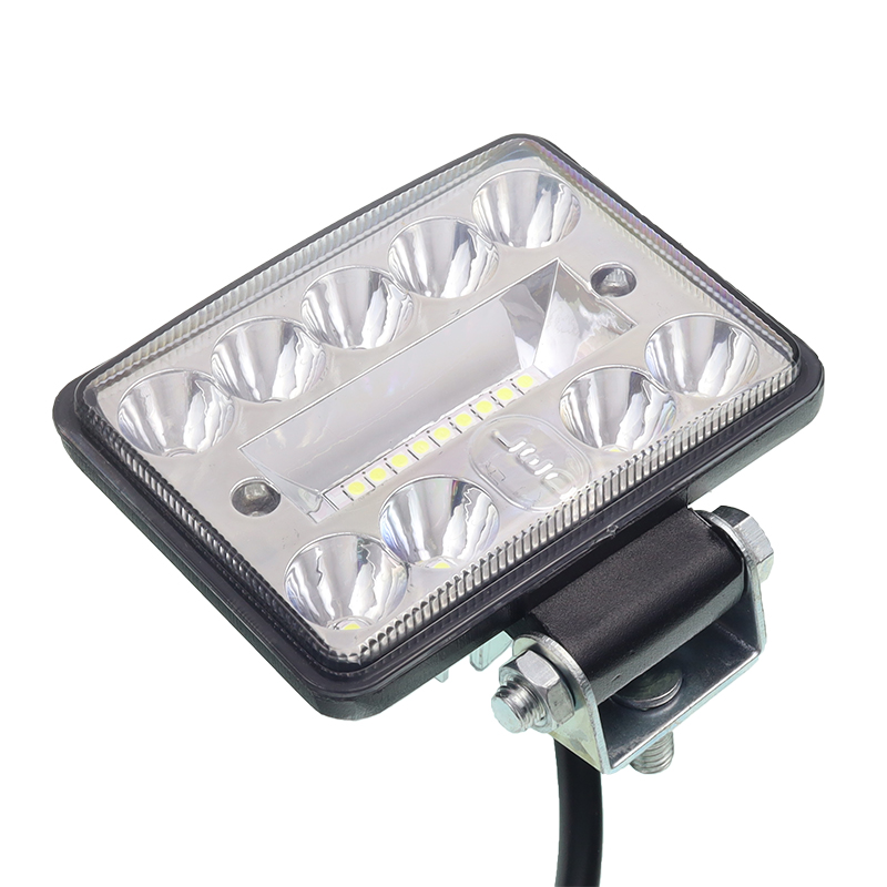 LAMPA ROBOCZA HALOGEN LED, 18 LED PROSTOKĄTNA, 2SZT/KPL, 9-36V, 106X76X32MM, OŚWIETLENIE COMBO-347588687