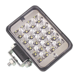 LAMPA ROBOCZA HALOGEN LED, 20 LED PROSTOKĄTNA, 12-36V, 110X76X50MM, OŚWIETLENIE ROZPROSZONE (FLOOD)-347588694