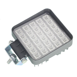 LAMPA ROBOCZA HALOGEN LED, 30  LED KWADRATOWA, 9V-36V, 109X109X45 MM, OBUDOWA ALUM.  OŚWIETLENIE ROZPROSZONE (FLOOD)-347588738