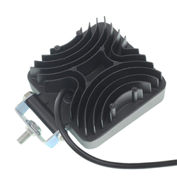 LAMPA ROBOCZA HALOGEN LED, 30  LED KWADRATOWA, 9V-36V, 109X109X45 MM, OBUDOWA ALUM.  OŚWIETLENIE ROZPROSZONE (FLOOD)-347588737