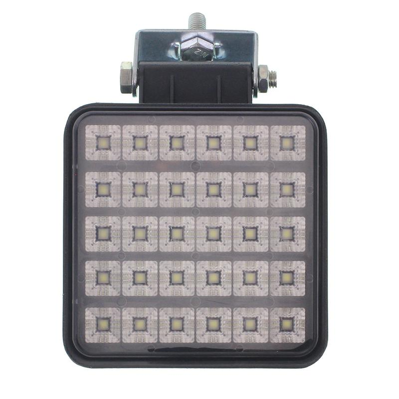 LAMPA ROBOCZA HALOGEN LED, 30  LED KWADRATOWA, 9V-36V, 109X109X45 MM, OBUDOWA ALUM.  OŚWIETLENIE ROZPROSZONE (FLOOD)-347588739