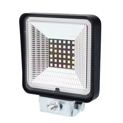 LAMPA ROBOCZA HALOGEN LED, 36 LED KWADRATOWA, 12V-80V, 109X109X38 MM, OBUDOWA ALUM.-347588752