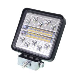 LAMPA ROBOCZA HALOGEN LED, 40 LED KWADRATOWA, 10-30V, 107X107X35MM-347588764