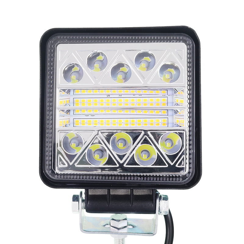 LAMPA ROBOCZA HALOGEN LED, 40 LED KWADRATOWA, 10-30V, 107X107X35MM-347588766