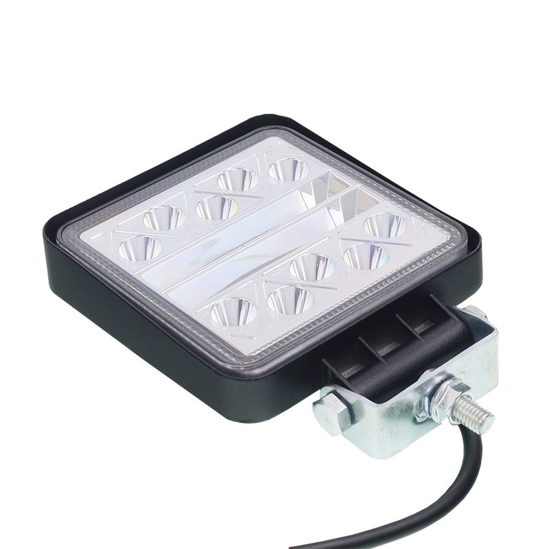 LAMPA ROBOCZA HALOGEN LED, 40 LED KWADRATOWA, 10-30V, 107X107X35MM-347588765