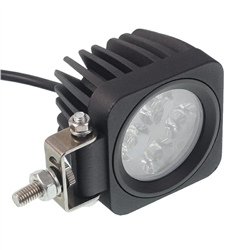 LAMPA ROBOCZA LEDOWA PROSTOKĄTNA,  4 LED OTOCZKA ALUMINIOWA, 9-30V, 67X67X56MM, OBUDOWA ALUM.-347588791