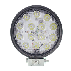 LAMPA ROBOCZA LEDOWA OKRĄGŁA, 14 LED 12-80V, FI 112MM, GRUBOŚĆ 28MM-347588803