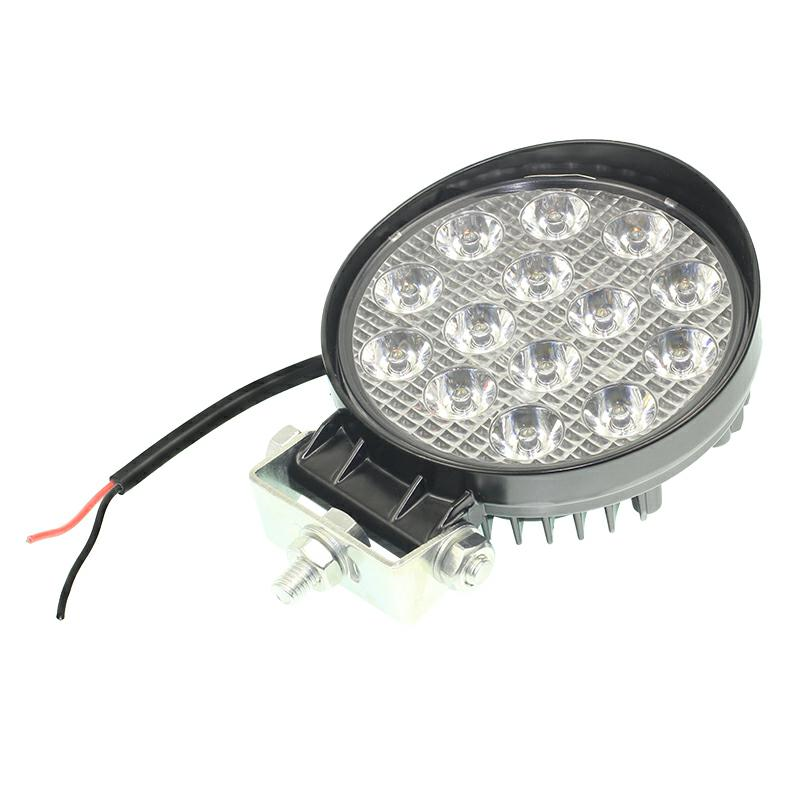 LAMPA ROBOCZA LEDOWA OKRĄGŁA, 14 LED 12-80V, FI 112MM, GRUBOŚĆ 47MM-347588810