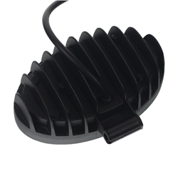 LAMPA ROBOCZA LEDOWA OWALNA - 48 LED STROBOSKOP, 10-30V, GRUBOŚĆ 48MM, OBUDOWA ALUM.-347588842