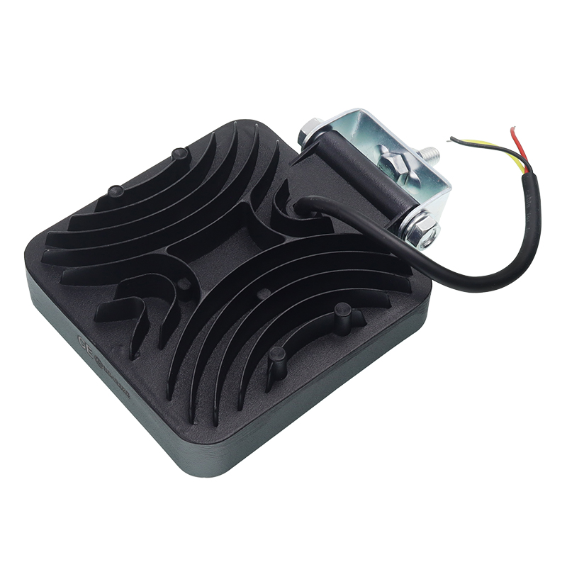 LAMPA ROBOCZA LEDOWA PROSTOKĄTNA, 41 LED, WEWNĘTRZNE DIODY, 3 PRZEWODY, 12-36V, 110X110X35M-347588876