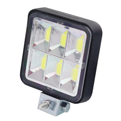 LAMPA ROBOCZA LEDOWA PROSTOKĄTNA, 6XCOB MINI, 9-36V, 80X80X20 MM, OBUDOWA ALUM.-347588893
