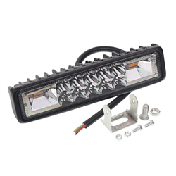 LAMPA ROBOCZA PANEL LED, 16 LED STROBOSKOP, OBUDOWA ALUM, GRUBOŚĆ 35MM, BIAŁE ŚWIATŁE (WEWN), ŻÓŁTE STROBOSKOP (ZEWN)-347588955