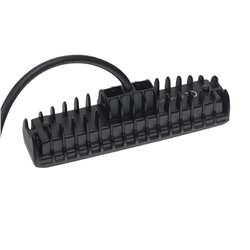 LAMPA ROBOCZA PANEL LED, 16 LED STROBOSKOP, OBUDOWA ALUM, GRUBOŚĆ 35MM, BIAŁE ŚWIATŁE (WEWN), ŻÓŁTE STROBOSKOP (ZEWN)-347588956
