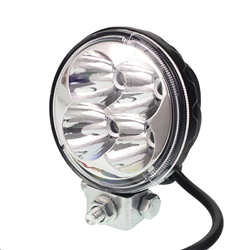 LAMPA ROBOCZA LEDOWA OKRĄGŁA,  4 LED 9-36V, FI 83MM, OBUDOWA ALUM.-347589009