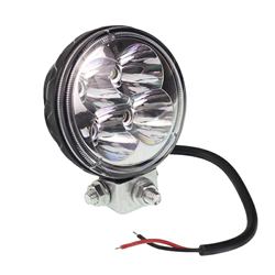 LAMPA ROBOCZA LEDOWA OKRĄGŁA,  4 LED 9-36V, FI 83MM, OBUDOWA ALUM.-347589010