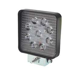 LAMPA ROBOCZA LEDOWA PROSTOKĄTNA,  9 LED 10-30V, 109X109X34 MM, OBUDOWA ALUM.-347589020